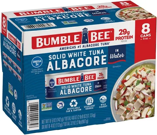 Bumble Bee Solid White Albacore in Water Tuna