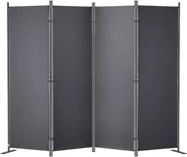 VEVOR Room Divider, 5.6 ft Room Dividers and Folding Privacy Screens (4-panel),