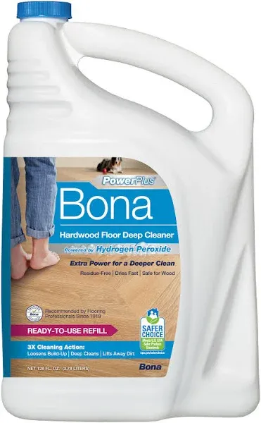 Bona® Hardwood Floor Cleaner Refill Unscented 128 fl oz