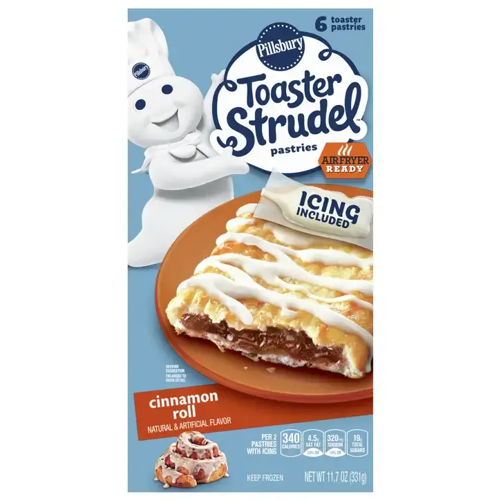 Pillsbury Cinnamon Roll Toaster Strudel Pastries