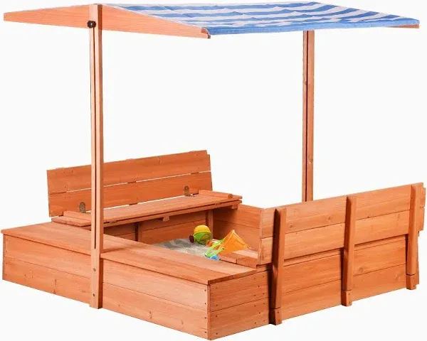 Agitree Kids Wooden Sandbox