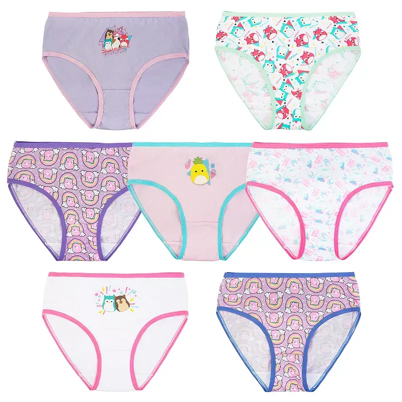 Squishmallows 7Pack Big Girls Underwear