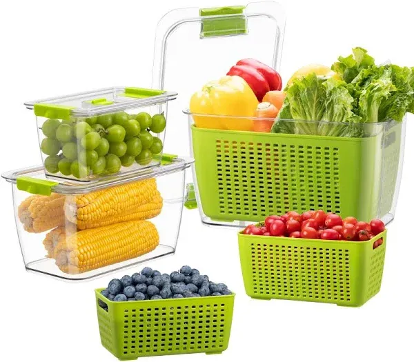 Luxear Fresh Produce Storage Containers