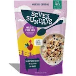 Seven Sundays Wild and Free Blueberry Chia Muesli Cereal - 32 Oz Eco Pouch - Certified Gluten Free Muesli - Non GMO, No Refined Sugar and Kosher