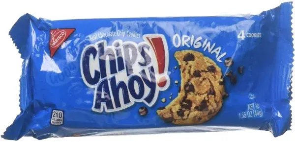 Chips Ahoy! Original Chocolate Chip Cookies - Family Size, 18.2 Ounce (Pack of