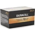 AA Alkaline Battery Duracell Coppertop with Power Reserve MN1500BKD