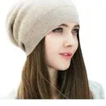 WaySoft 100% Cashmere Beanie for Women in a Gift Box, Oversized Women Beanie Hat