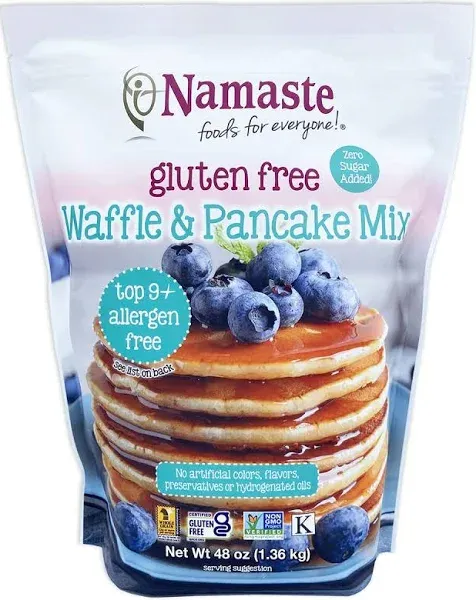 Namaste Foods - Waffle & Pancake Mix Gluten Free, 21 oz