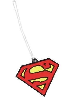 DC Comics Superman Luggage Tag For Suitcases Superman Travel Bag Name Tag