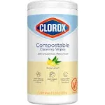 Clorox Free & Clear Compostable Cleaning Wipes