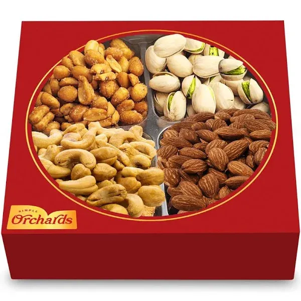 Basket of Cravings Gourmet Nuts Collection Premium Mixed Nuts Gift Basket