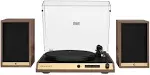 Crosley Radio C72 Record Player with Speakers Walnut