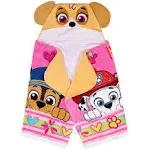 Franco Paw Patrol Pink Bath/Pool/Beach Soft Cotton Terry Hooded Towel Wrap, 24" x 50" Kids