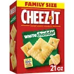 Cheez-It White Cheddar Baked Snack Crackers Family Size 21oz