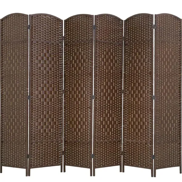 Fdw 6 Panel Folding Privacy Room Divider Screen