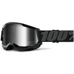 Strata 2 Junior Goggle Black Mirror Silver Lens - 100-Percent