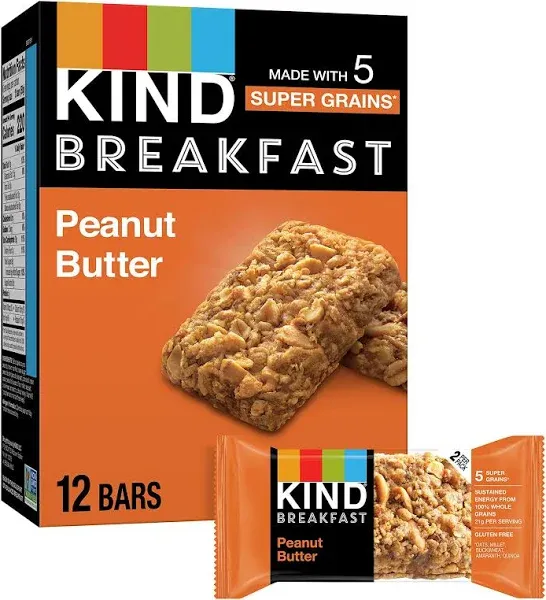 Kind Breakfast Bars Peanut Butter