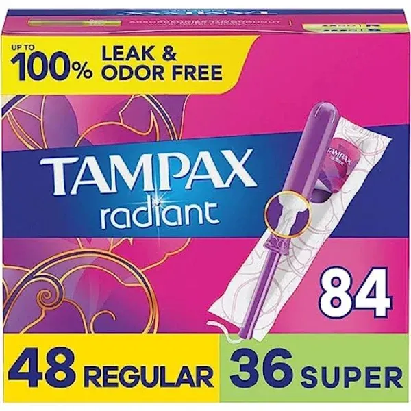 Tampax Radiant Tampons