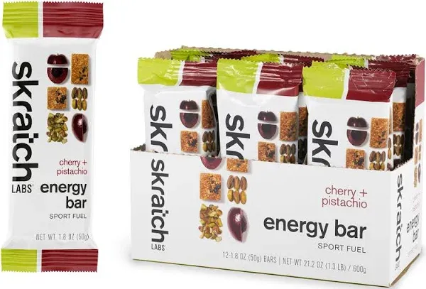 Skratch Labs Anytime Energy Bar 12 / CHERRY/PISTACHIO