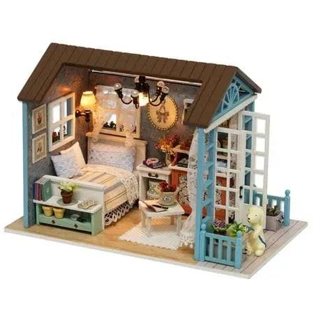 TuKIIE DIY Miniature Dollhouse Kit