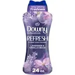 Downy Infusions Calm Lavender & Vanilla Bean Scent In-Wash Booster Beads - 24oz