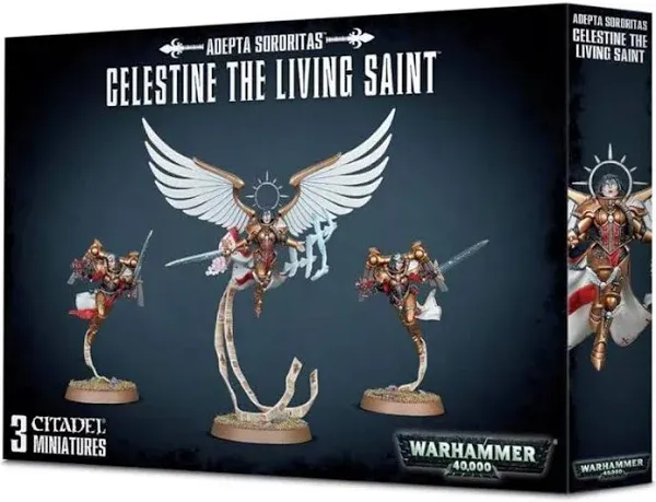 Celestine the Living Saint Adepta Sororitas 40K Warhammer Sealed