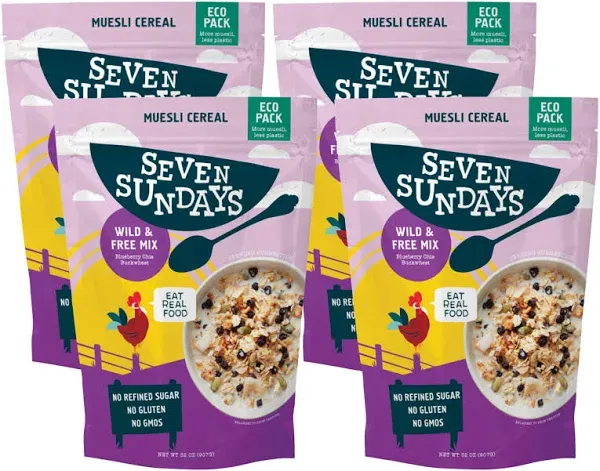 Seven Sundays Muesli Blueberry Chia Buckwheat