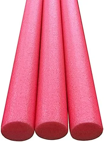 Oodles Solid Deluxe Foam Pool Swim Noodles 3 Pack 55 Inch Length