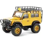 FMS 1/24 RC Crawler RC Model FCX24M Land Rover Family Licensed Camel Trophy Edition 4WD RC Rock Truck 2.4Ghz Hobby Grade RC Car Model Mini Remote Control Car Off Road Vehicle Defender 110