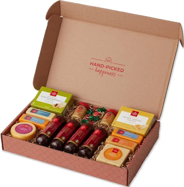 Hickory Farms Celebration Spread Sausage and Cheese Gift Box