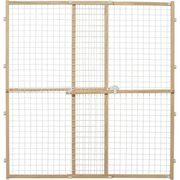 Midwest Wood/Wire Mesh Pet Gate