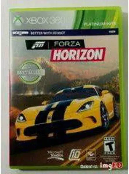 Forza Horizon Xbox 360 Game, Case (No Manual)