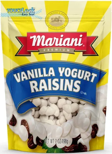 Mariani Raisins Vanilla Yogurt