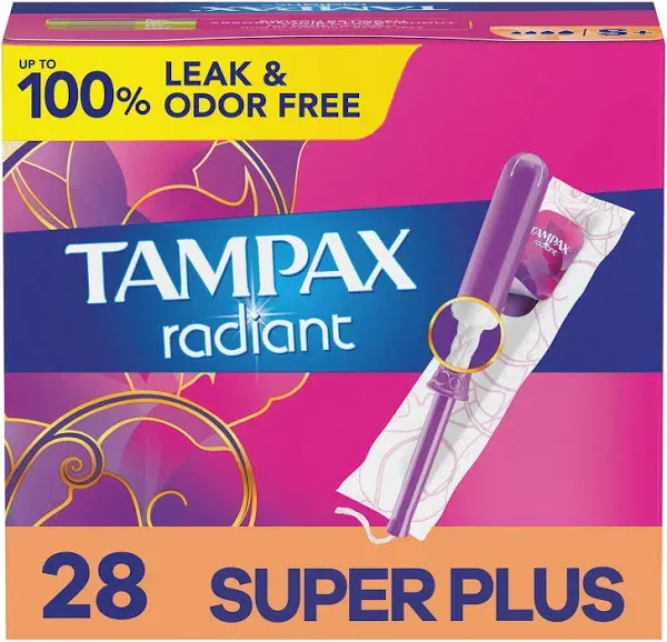 Tampax Radiant Tampons