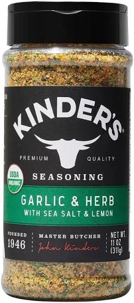 Kinder's Organic Garlic & Herb with Sea Salt & Lemon Seasoning