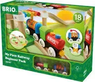 My First Railway - 33727 Beginner Pack | Engaging Wooden Toy Train Set for To...