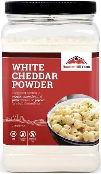  Premium White Cheddar Cheese Powder Natural 1 lb Gluten Free 