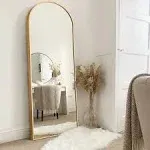 Dulcea 21&quot; x 64&quot; Full Length Arched Floor Mirror