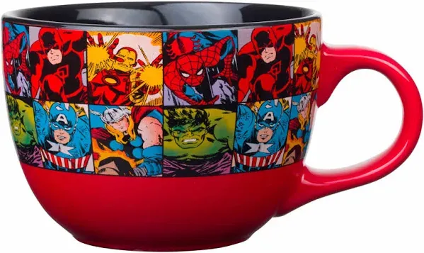 Marvel Comics Grid Ceramic Soup Mug