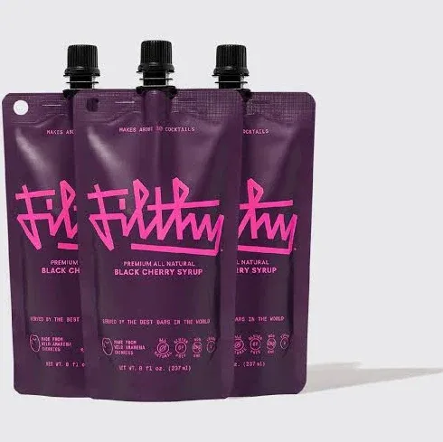 Filthy Black Cherry Syrup - 8 oz