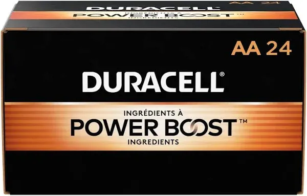 Duracell CopperTop Alkaline Batteries, AA, 144/CT