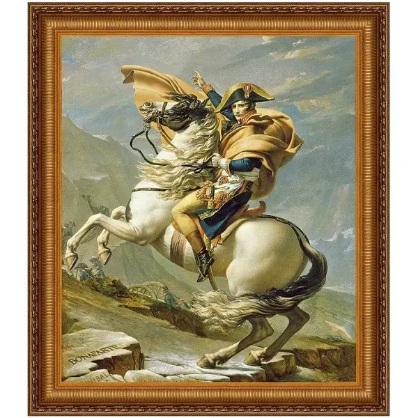 Design Toscano Napoleon Crosses The Alps Canvas Painting