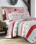 Full/Queen Merry & Bright Comet& Cupid Reversible Quilt - Levtex Home