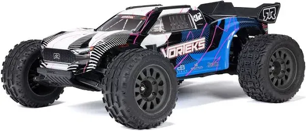 ARRMA RC Truck 1/10 VORTEKS 2wd Stadium Truck RTR,(Battery and Charger Not Included) Blue, ARA3205T1