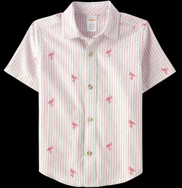 Gymboree,Boys,and Toddler Short Sleeve Button Up Shirt