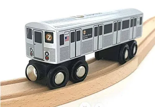 MUNI PALS Munipals MP01-110Z NYC Subway Z-Train Nassau Street Express Wooden Railway Compatible