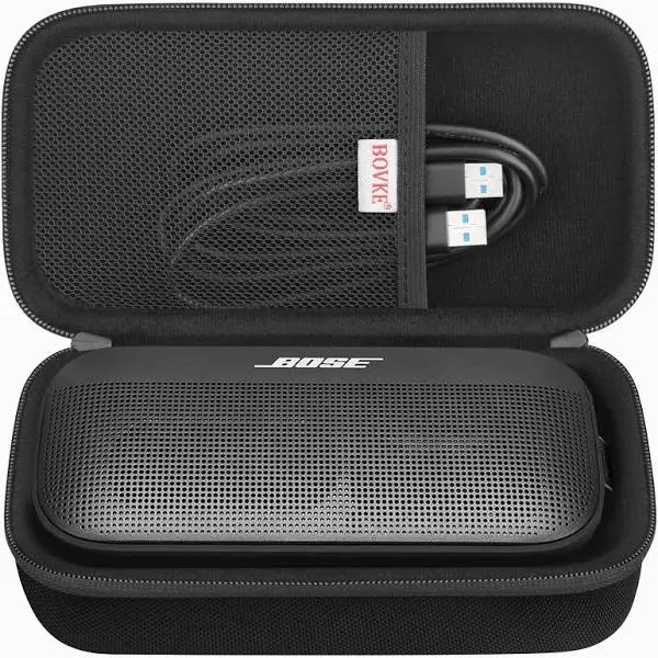 Black Hard Travel Speaker Case for Bose Soundlink Flex Bluetooth Portable