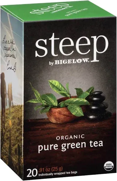 Steep Bigelow Organic Pure Green Tea