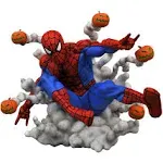 MARVEL SPIDER-MAN PUMPKIN BOMB 6&#034; DIORAMA FIGURE STATUE New