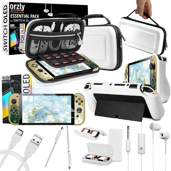 Accessory Bundle kit for Nintendo Switch Oled Accessories Essentials Pack Case